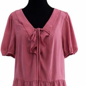 Lane Bryant Mauve Blouse with Tie Detail – New with Tags – Size 14